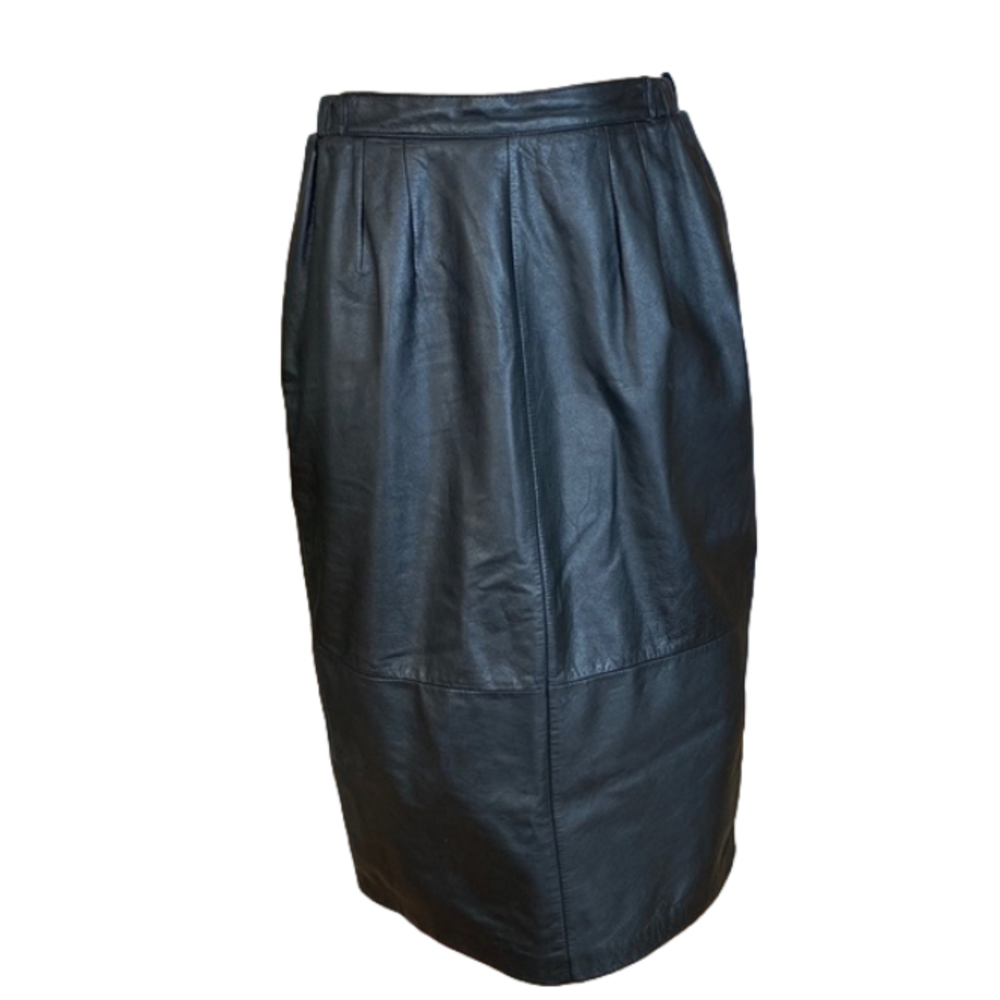 Vintage Ava to leather skirt
